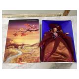 Collectible Barbie doll in autumn-themed packaging