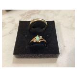 10K gold ring Lower gold content14K gold ring Higher