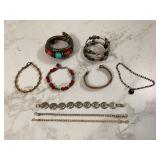 Vintage luxurious ornate bracelets with exquisite detailing