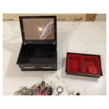 Decorative box with 31 earrings