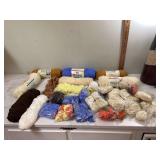 BOX OF ASSORTED YARN - ARTS & CRAFTS