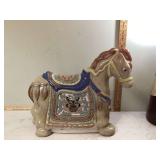 Large decorative Asian horse figurine