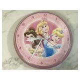 DISNEY PRINCESS WALL CLOCK
