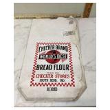 Old flour sack by Checker brand