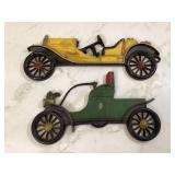 Vintage cast metal car wall decor