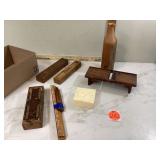 rustic tools and decor