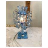 Vintage Mid Century Modern Baby Blue Disney Tinker Bell Table Lamp (Works)