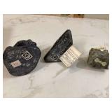 Inuit carved signed figures