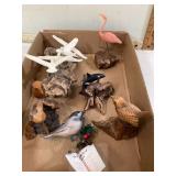 Vintage John Perry bird sculptures