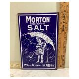 PORCELAIN SIGN “MORTON SALT”