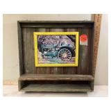 JOHN DEERE PICTURE WITH SHELF
