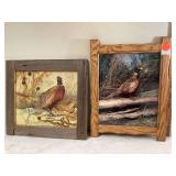 Pheasant-themed wall decor