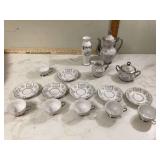 25TH ANNIVERSARY CHINA COFFEE SET
