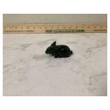 Canadian nephrite jade bunny sculpture