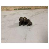 Brass figurine cast in single mold