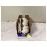 12 plates 11 cups Picard silver-lined china