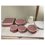 MIKASA WHITE SILK CHINA SET