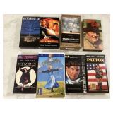 8 VHS MOVIES - RECORDS CD DVD VHS
