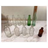 Vintage Pepsi crate with old bottles