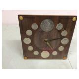 US SILVER HERITAGE COIN CLOCK