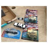 Miniature police car replicas
