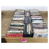 Large collection of varied DVDs