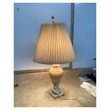 1 Title Mid Century Modern Vintage Carved Onyx Table Lamp
