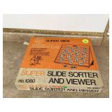 Antique slide sorter and viewer