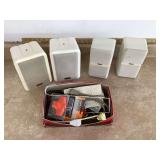 Improve your sound system with 2 Yamaha speakers and 2 KLH