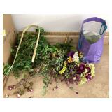Faux flowers for decoration