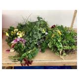 Fake flowers arranged decoratively