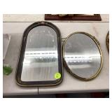 2 FRAMED WALL MIRRORS - HOME DECOR