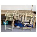 Outdoor furniture set table & chairs