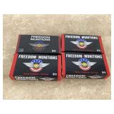 200 rounds of 9mm 124gr ammo by Freedom Munitions
