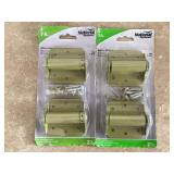Four new 3 spring hinges with hardware