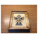 SAND PAINTING ZUNI WING KNIFE MAN