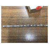 75 inch sterling silver bracelet