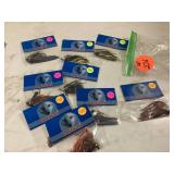 9 BLUE FOX FISHING LURES