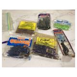 8 PACKS FISHING WORMS