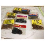 8 PACKS FISHING WORMS