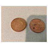 2 - 999 COPPER ROUNDS - COLLECTIBLES
