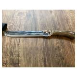 LARGE BOWIE KNIFE WITH SHEATH