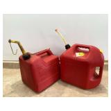 2 - 5 GALLON GAS CANS - TOOLS