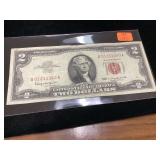 1963 $2 RED NOTE - COINS CURRENCY