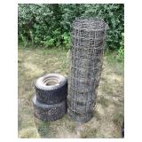 Four lawn mower tires two 18x95-8 and