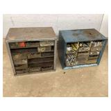 ASSORTED HARDWARE IN ORGANIZERS - TOOLS