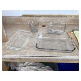 GLASS BAKEWARE - KITCHEN   UTENSILS
