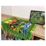 Tractor picture and blanket