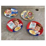Vintage Kelloggs plates collectible 8 inches