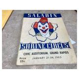 1963 Saladin Shrine Circus program